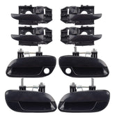 8Pcs Exterior Interior Driver Passenger Side Front Rear Door Handles Compatible with Hyundai Elantra 2001-2006 Replaces# 83650-2D000 82650-2D000 82660-2D000 83660-2D000